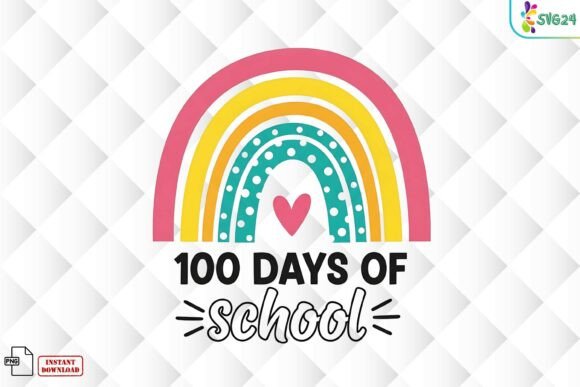 100 Days of School Rainbow PNG: A Practical Asset for Classroom Milestones