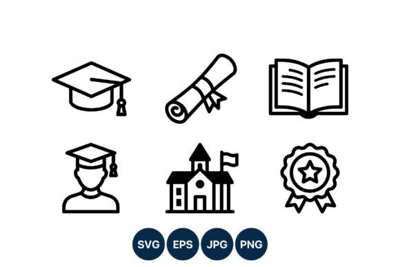 Education Black Line Icons Set: A Practical Guide for Designers