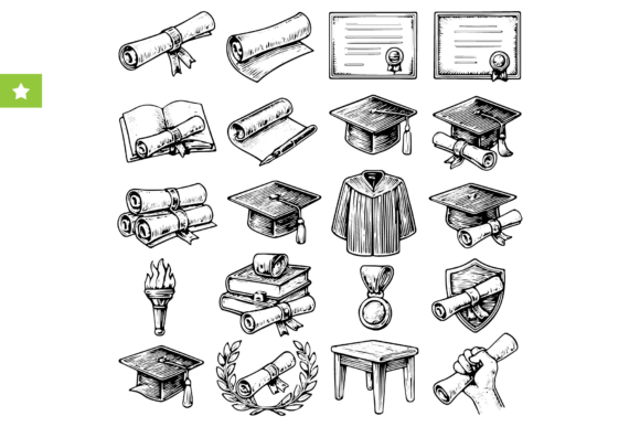 Education Graduation Icons Set: A Strategic Visual Asset for Professional Communication