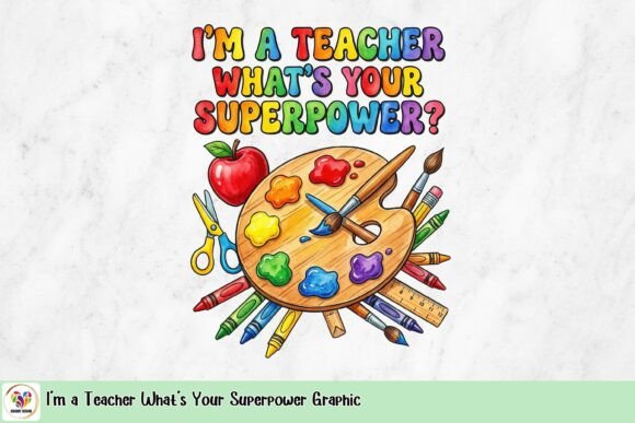 Evaluating the I m a Teacher What s Your Superpower Graphic for Educational Branding