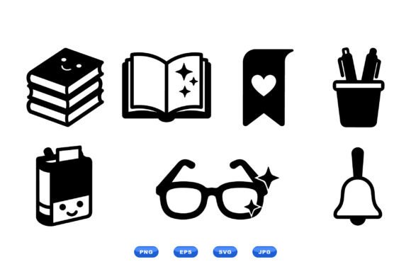 School Icons SVG Collection: Modern Design Assets