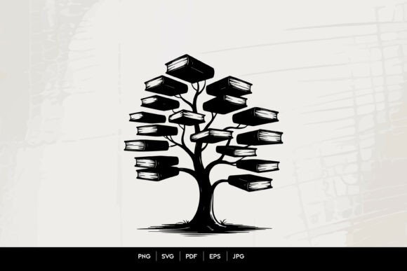 The Knowledge Tree with Books Education Concept: A Visual Framework for Intellectual Growth