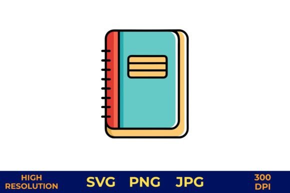 The Modern Utility of the Notebook Icon for Education and Notes in Digital Design