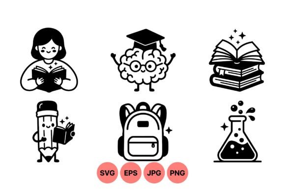 Unlocking Playful Education: A Guide to the Cute School Learning Icon Pack