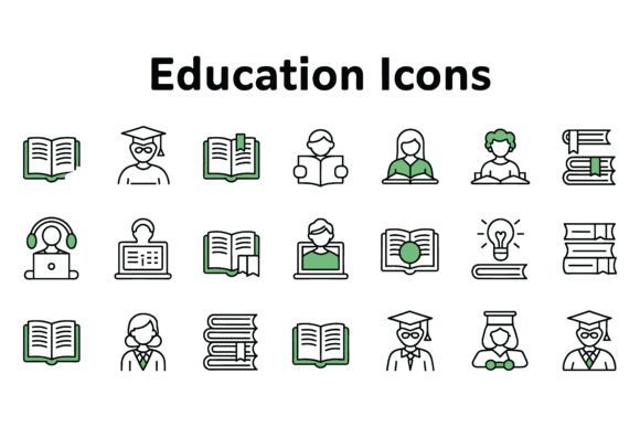 Visualizing Knowledge: The Power of a Modern Education Icon Set